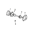 12A795 - Gasket - Tacho drive (3 bolt holes)