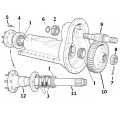 ATJ7784 - Sleeve rear axle