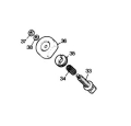 NH604041 - Nut 1/4inch UNF