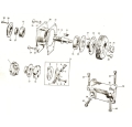 AMK2411 - Flange and disc assembly