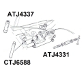 ATJ4337 - Power steering ram mounting pin