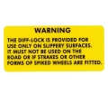 ATJ5614 - Diff lock decal