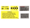 Lightweight Instruction decal set