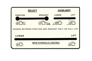 ATJ5385 - Control lever decal