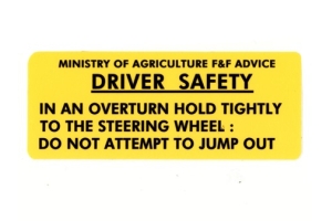 CTJ5251 - Driver safety decal