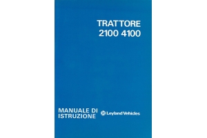 Leyland 2100 4100 Operator's Manual Italian