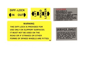 Lightweight Instruction decal set