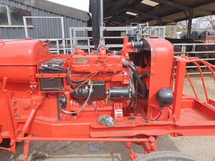 A rare Nuffield with Perkins engine nearly completed in our workshop