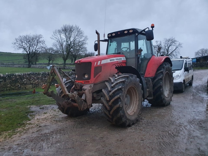 A Massey Ferguson that we had in our workshop