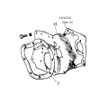 12H1576 - Gasket for front mounting plate (1622 petrol)