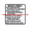 ATJ8275 - Decal (safety first)