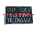 ATJ7650 - Nuffield Decal Diff Lock