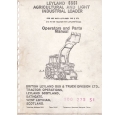 Leyland Loader operator and parts manual