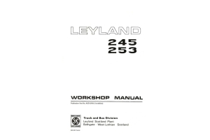 AKD8149 - Leyland 245/253 Workshop Manual
