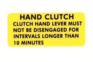 ATJ3521 - Hand clutch decal