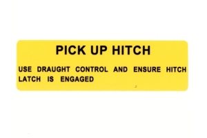 ATJ3958 - Pick up hitch decal