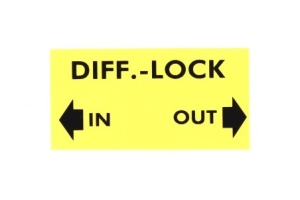 BTJ2108 - Diff lock (IN - OUT) decal