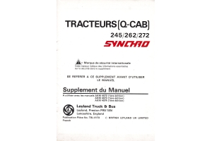 Leyland Q Cab 245/262/272 Synchro Manual Supplement French