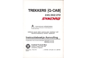 Leyland Q-cab Synchro 245/262/272 instruction booklet dutch