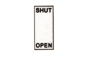 NT3591 - OPEN-SHUT shutter decal