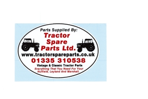 Parts Supplied by Tractor Spare Parts sticker
