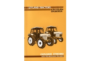 TBL0390 - Marshall Explorer cab Operators handbook in Finnish