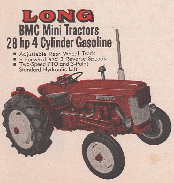 Long BMC Mini Tractors 28 hp 4 Cylinder poster