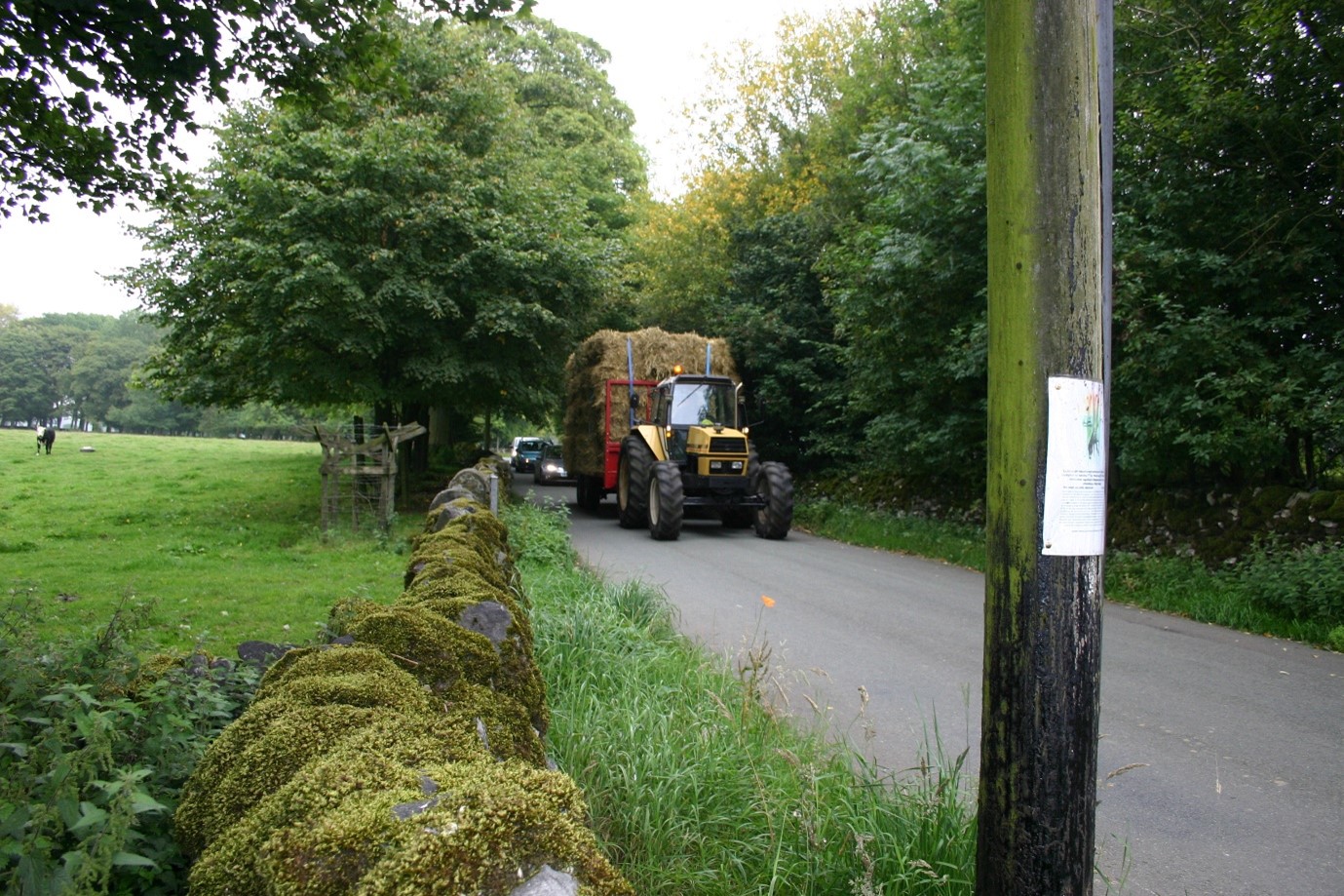 Marshall Tractor Carrying Hay